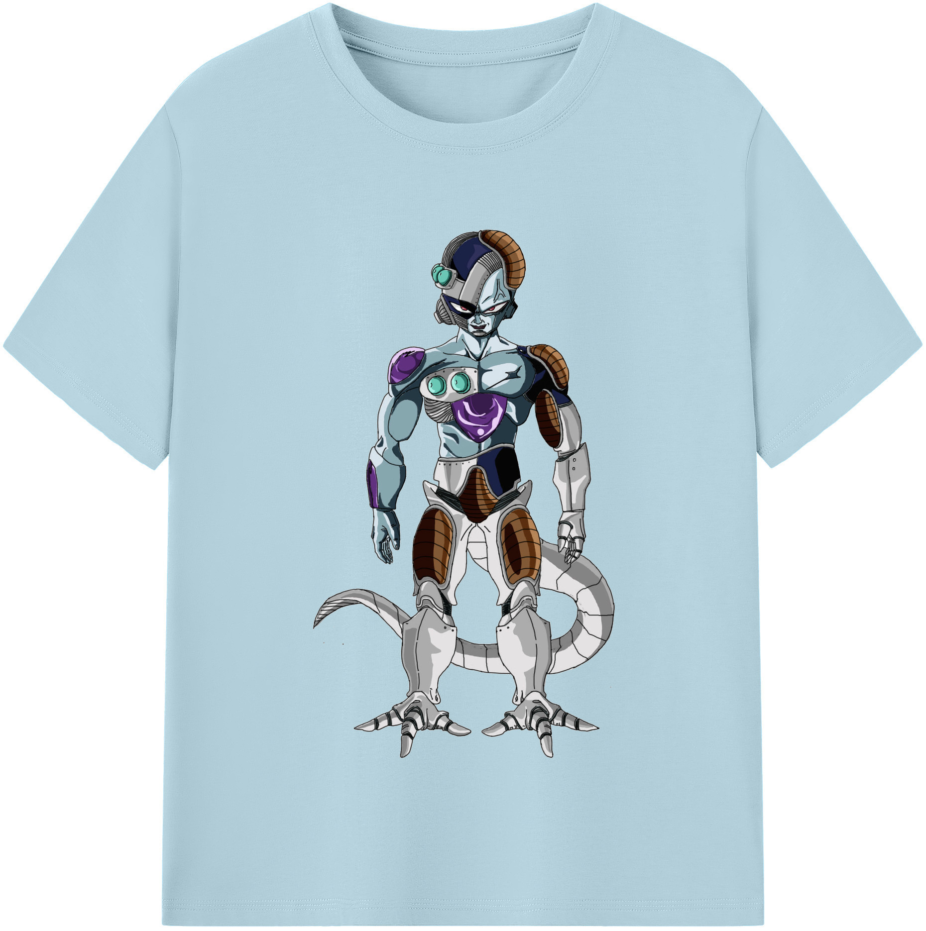 （画像用） ドラゴンボール クウラ DRAGON BALL Cooler Coora 綿100％半袖Tシャツ（フロントプリント）